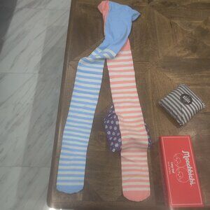SNAG striped tights size G plus size New